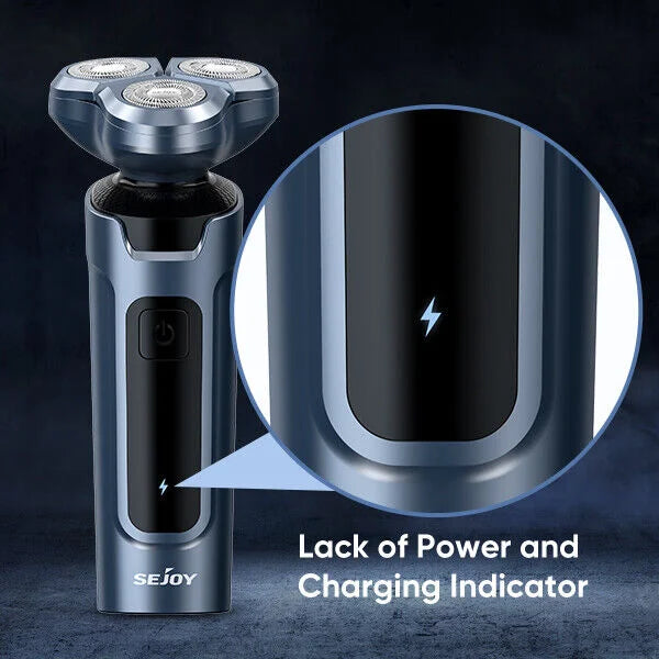 SEJOY 3 In 1 Multifunction Mens Electric Shaver Powerful Beard Nose Hair Trimmer Shaving Machine Electric Razor Waterproof