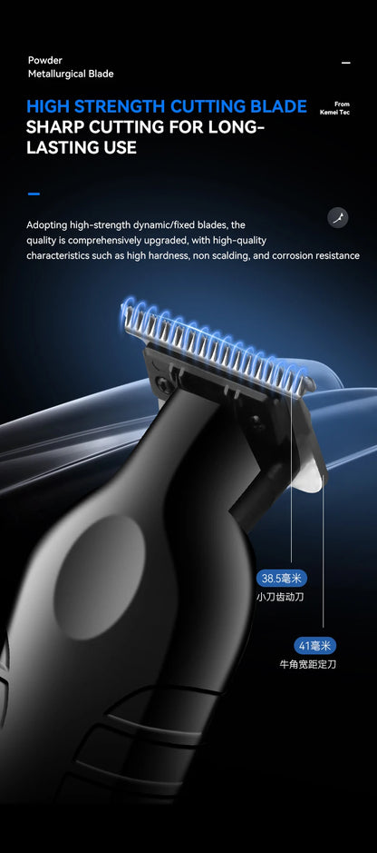 Kemei Hair Clipper Kit for Men, Electric Shaver, Hair Trimmer, Professional Cutting Machine, KM-2290, KM-2293, KM-1102