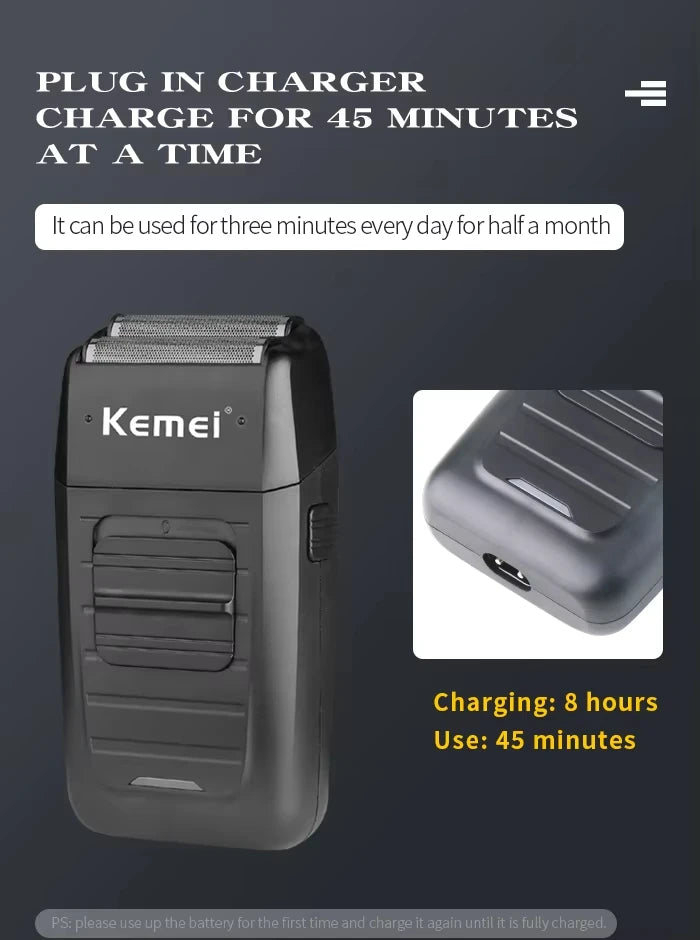 Kemei Hair Clipper Kit for Men, Electric Shaver, Hair Trimmer, Professional Cutting Machine, KM-2290, KM-2293, KM-1102