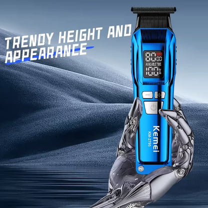 Kemei Professional Electric Hair Clipper Kit Rechargeable Hair Trimmer Shaver For Men USB Charging Beard Razor KM-2797 KM-1102