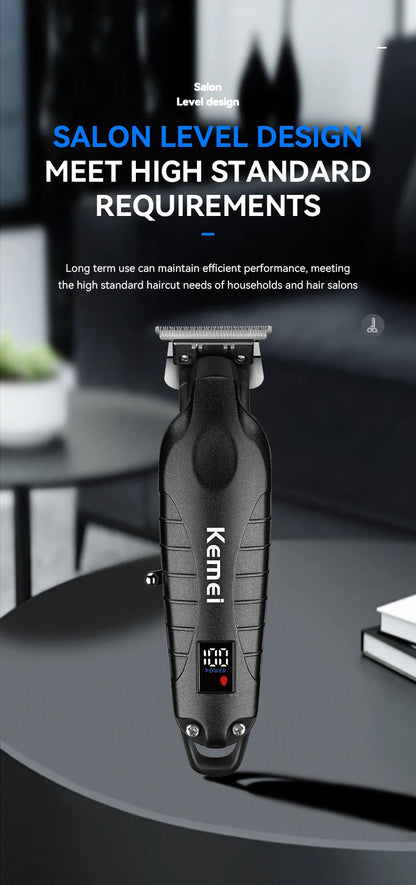 Kemei Hair Clipper Kit for Men, Electric Shaver, Hair Trimmer, Professional Cutting Machine, KM-2290, KM-2293, KM-1102