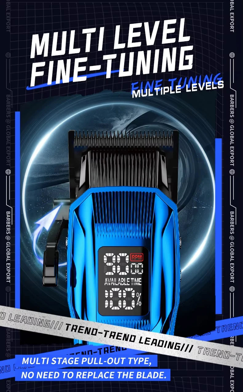 Kemei Professional Electric Hair Clipper Kit Rechargeable Hair Trimmer Shaver For Men USB Charging Beard Razor KM-2797 KM-1102