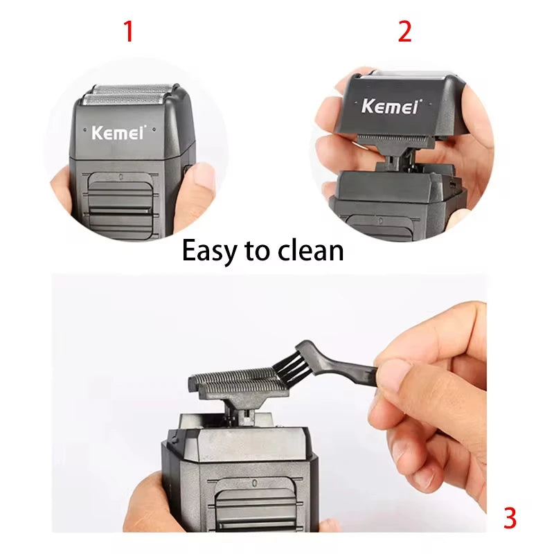Kemei Professional Electric Hair Clipper Kit Rechargeable Hair Trimmer Shaver For Men USB Charging Beard Razor KM-2797 KM-1102