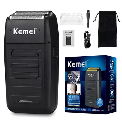 Kemei Professional Electric Hair Clipper Kit Rechargeable Hair Trimmer Shaver For Men USB Charging Beard Razor KM-2797 KM-1102