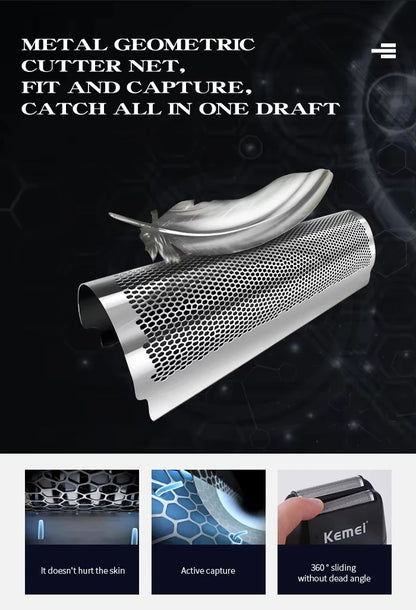 Kemei Hair Clipper Kit for Men, Electric Shaver, Hair Trimmer, Professional Cutting Machine, KM-2290, KM-2293, KM-1102