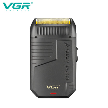 VGR Razor Rechargeable Razor Professional Beard Trimmer Electric Trimmer Reciprocating Shaver Finishing Shaver for Man V-375